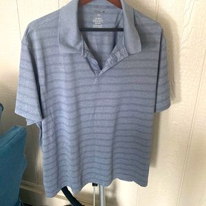 Gray polo shirt